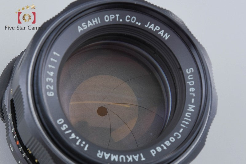 PENTAX SMC TAKUMAR 50mm f/1.4 M42 Mount Lens