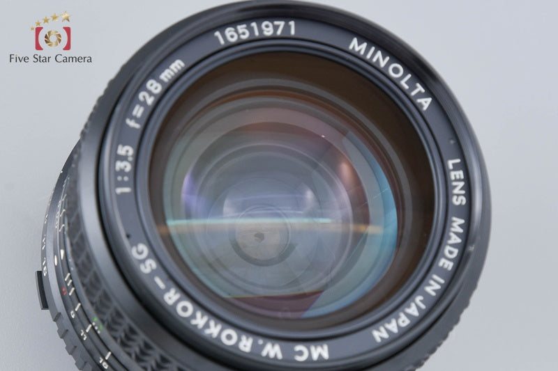 MINOLTA MC W.ROKKOR-SG 28mm f/3.5