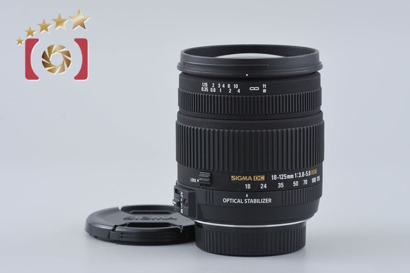 SIGMA 18-125mm f/3.8-5.6 DC OS HSM for Nikon from Japan