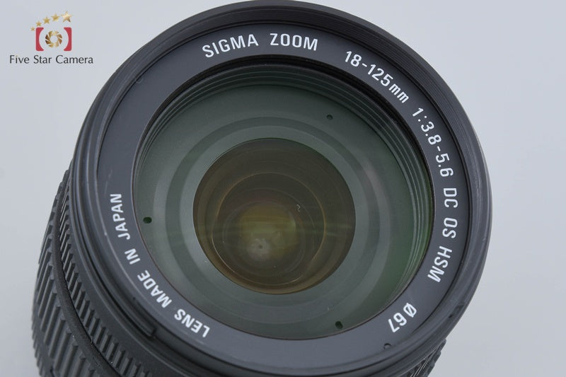 SIGMA 18-125mm f/3.8-5.6 DC OS HSM for Nikon from Japan