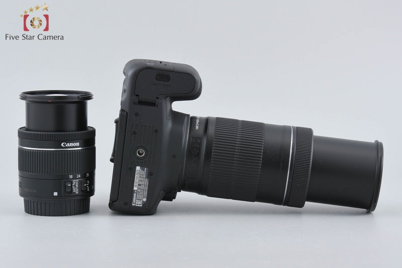 "Count 1,694" Canon EOS Kiss X9i / Rebel T7i / 800D 24.2 MP 18-55 55-250 Lenses