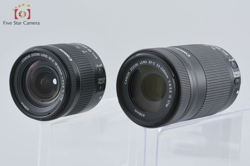 "Count 1,694" Canon EOS Kiss X9i / Rebel T7i / 800D 24.2 MP 18-55 55-250 Lenses