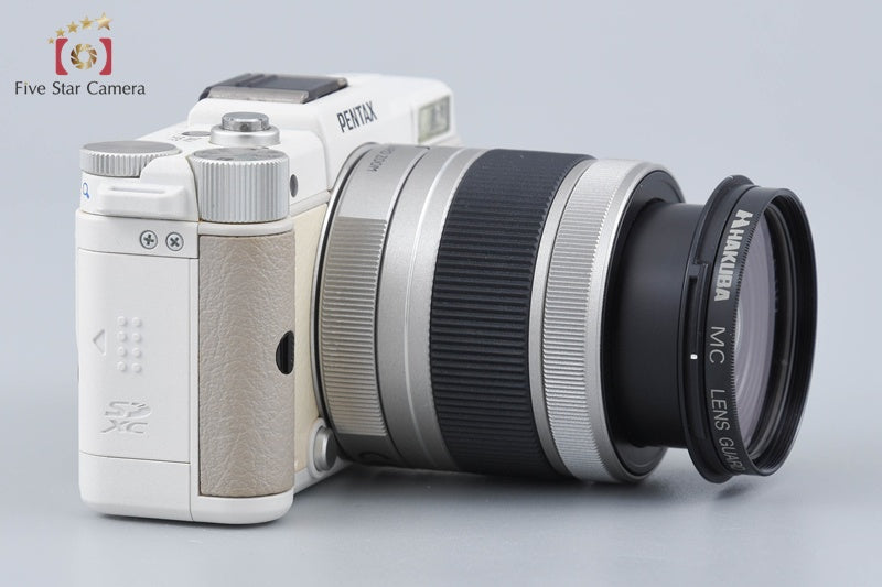 "Shutter count 1,255" PENTAX Q White 12.4 MP Digital Mirrorless Camera 5-15 Lens