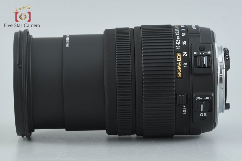 SIGMA 18-125mm f/3.8-5.6 DC OS HSM for Nikon