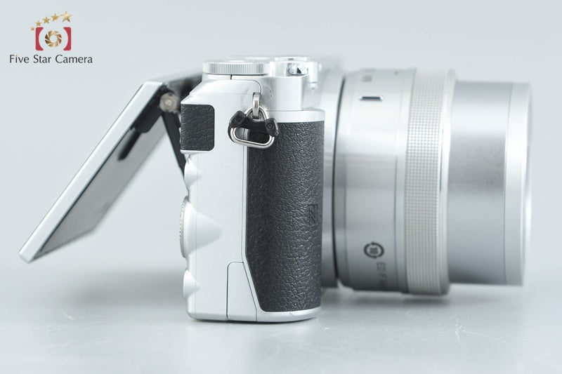 "Shutter count 3,853" Nikon 1 J5 Silver 20.8 MP Digital Camera 10-30 VR Lens