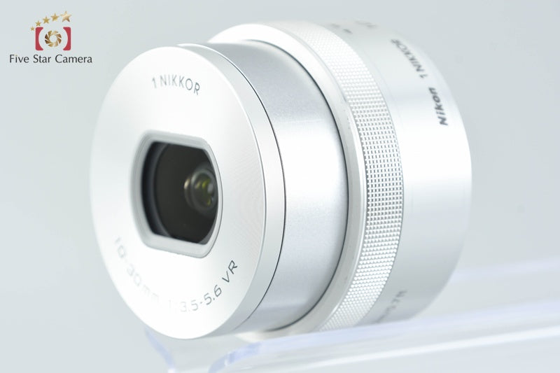 "Shutter count 3,853" Nikon 1 J5 Silver 20.8 MP Digital Camera 10-30 VR Lens