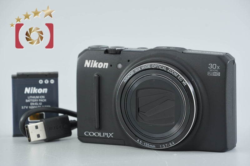 Nikon COOLPIX S9700 Precious Black 16.5 MP Digital Camera