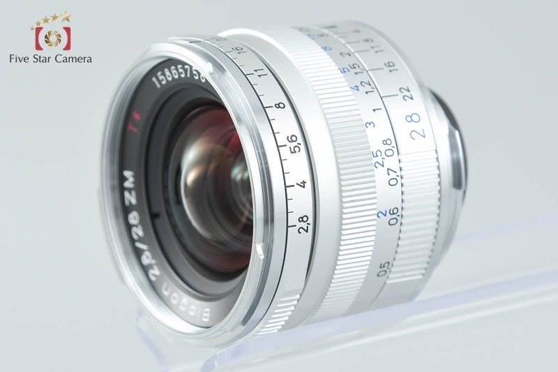 Carl Zeiss Biogon 28mm f/2.8 ZM T* Silver for Leica M Mount
