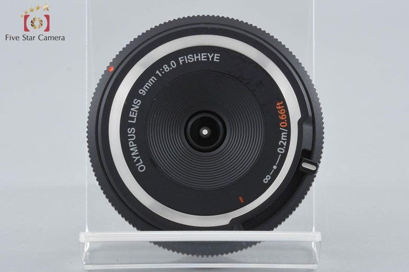 Olympus FISHEYE Body Cap Lens 9mm f/8 Black BCL-0980 w/ Box
