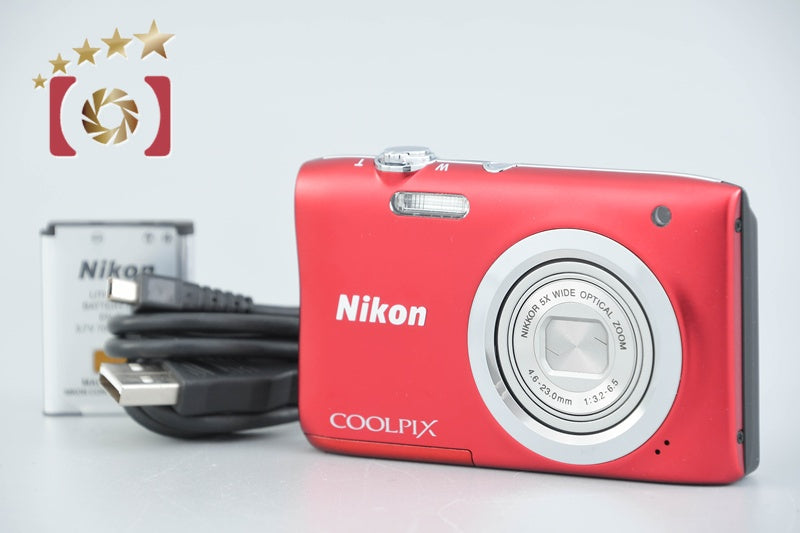 Nikon COOLPIX A100 Red 20.1 MP Digital Camera