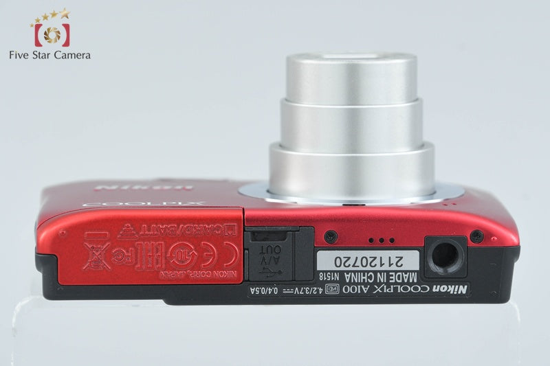 Nikon COOLPIX A100 Red 20.1 MP Digital Camera