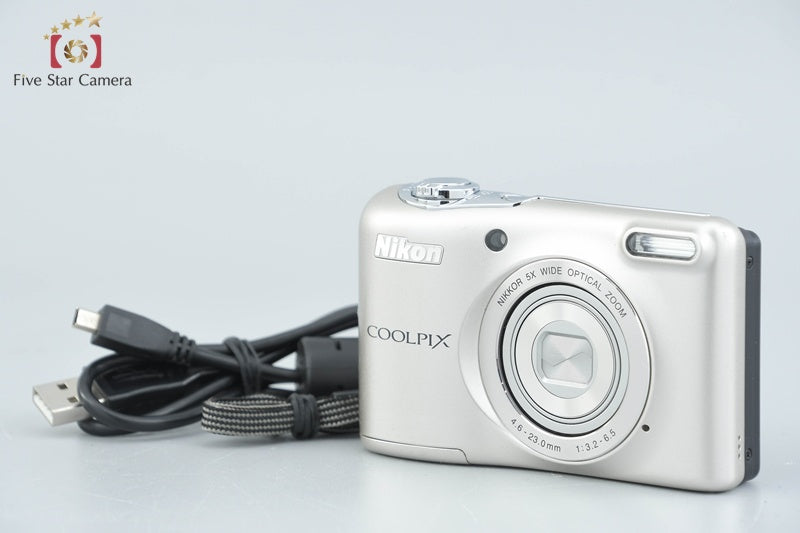 Nikon COOLPIX L30 Silver 20.0 MP Digital Camera