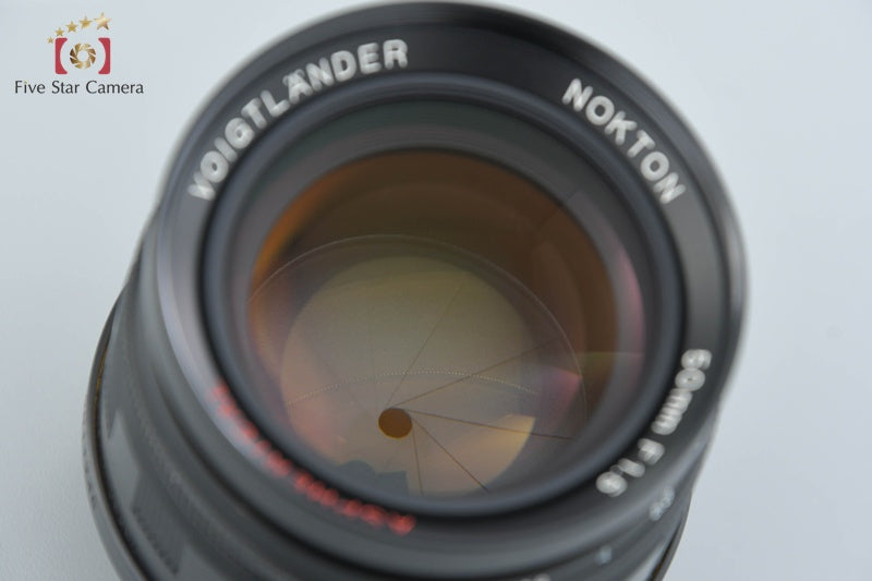 Voigtlander NOKTON 50mm f/1.5 Aspherical Black L39 LTM Leica Thread Mount