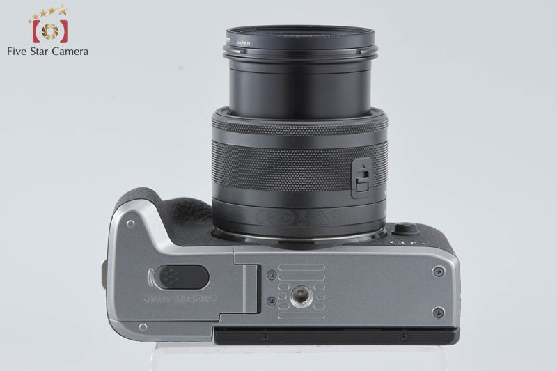 "Count 1,000" Canon EOS M6 Mark II Silver 32.5 MP EF-M 15-45 IS STM Lens