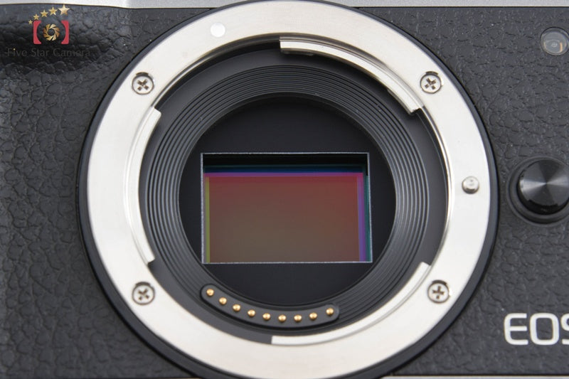 "Count 1,000" Canon EOS M6 Mark II Silver 32.5 MP EF-M 15-45 IS STM Lens