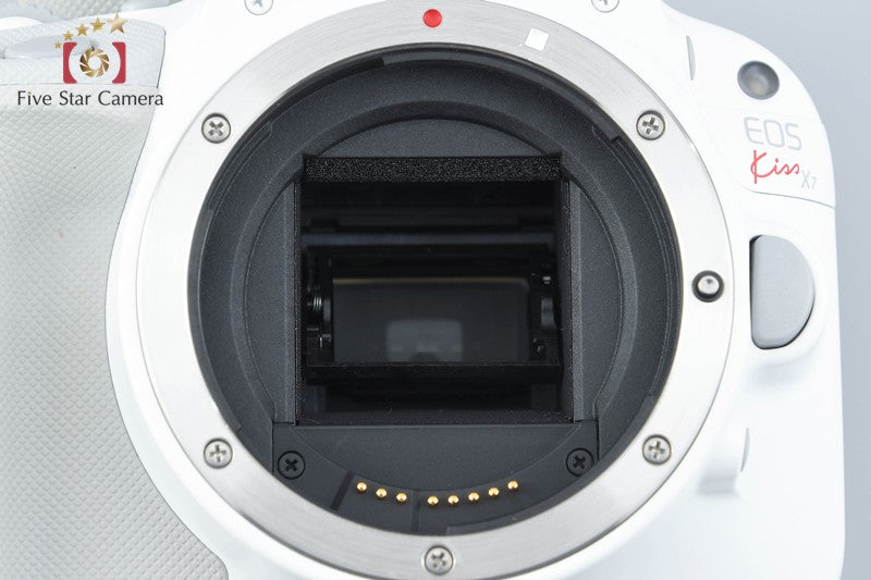 Canon EOS Kiss X7 / Rebel SL1 / 100D White 18.0 MP 18-55 40 Lenses