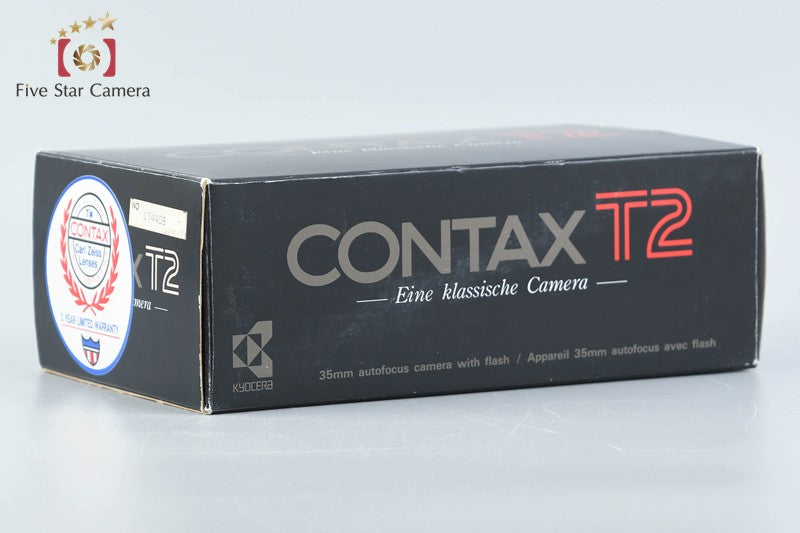 CONTAX T2 35mm Point & Shoot Film Camera w/ Box