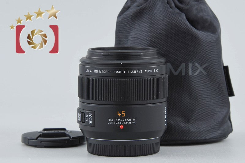 Panasonic LEICA DG MACRO-ELMARIT 45mm f/2.8 ASPH. H-ES045