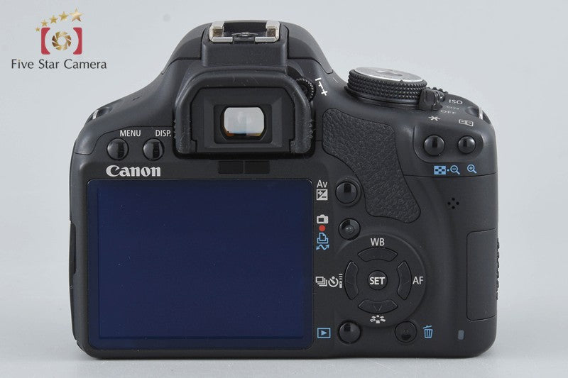 Canon EOS Kiss X3 / Rebel T1i / 500D 15.1 MP DSLR Camera EF-S 18-55 II USM Lens