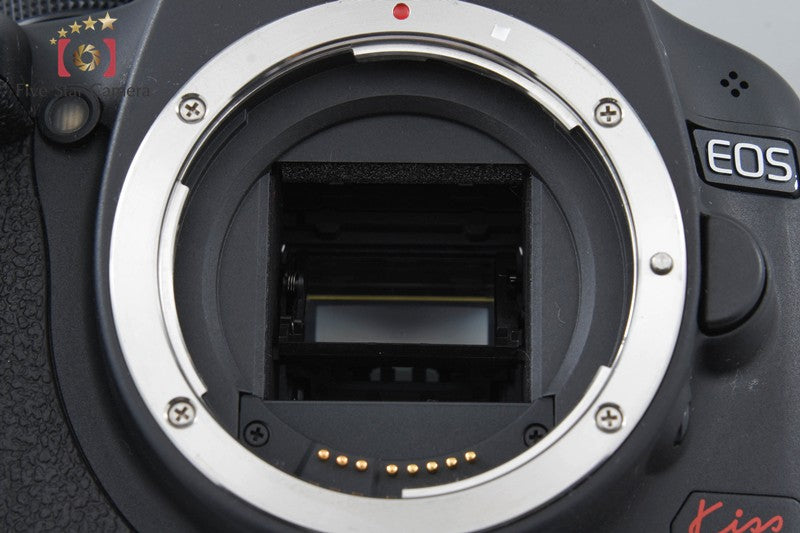 Canon EOS Kiss X3 / Rebel T1i / 500D 15.1 MP DSLR Camera EF-S 18-55 II USM Lens