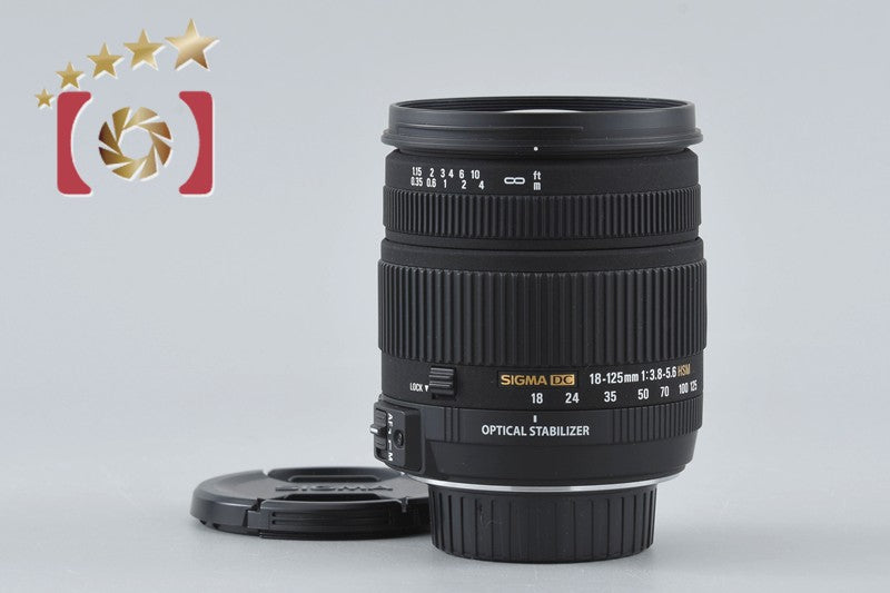 SIGMA 18-125mm f/3.8-5.6 DC OS HSM for Nikon from Japan