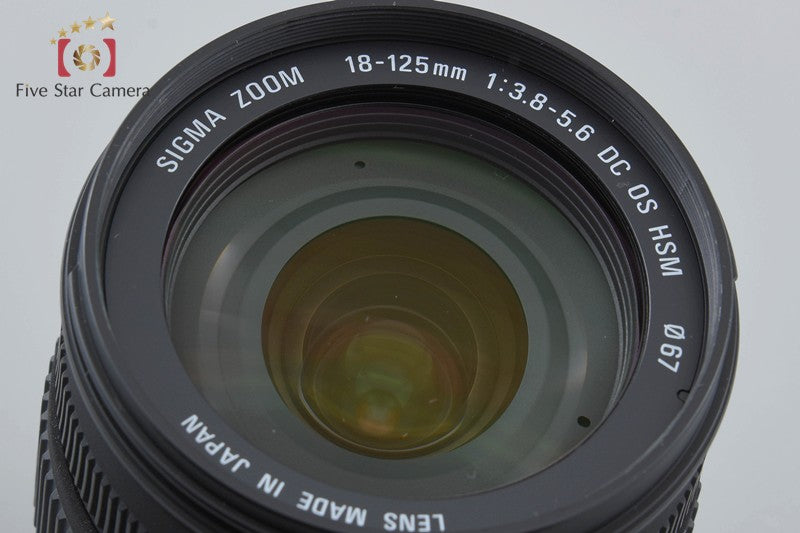SIGMA 18-125mm f/3.8-5.6 DC OS HSM for Nikon from Japan