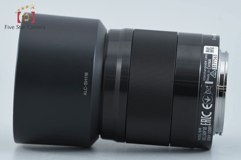 SONY E 50mm f/1.8 OSS SEL50F18 Black w/ Box