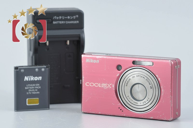 Nikon COOLPIX S510 Raspberry Red 8.1 MP Digital Camera from Japan