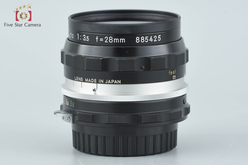 Nikon NIKKOR-H.C Auto 28mm f/3.5 Non Ai Lens