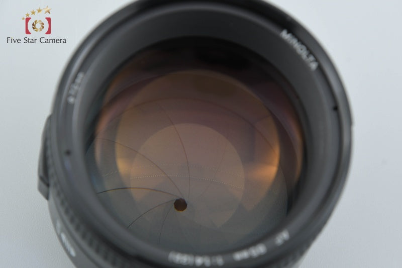 Minolta AF 85mm f/1.4 G Sony / Minolta A Mount Lens
