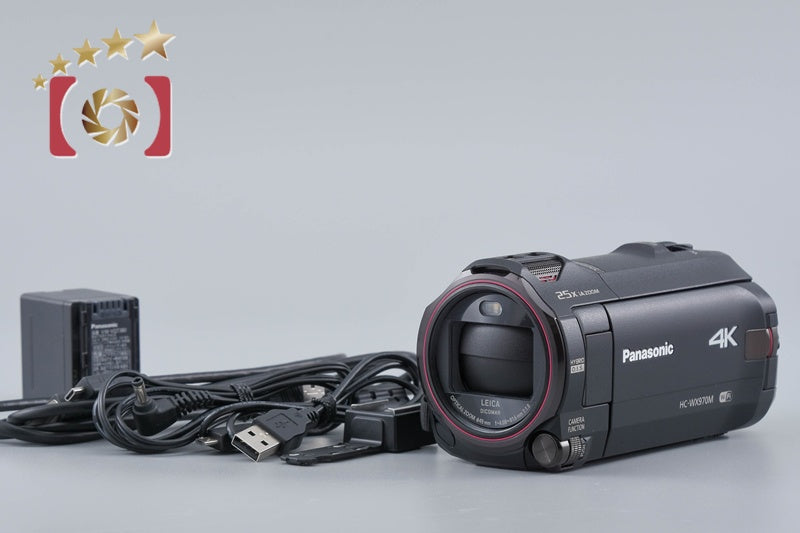 Panasonic HC-WX970M Black 4K Digital Camcorder