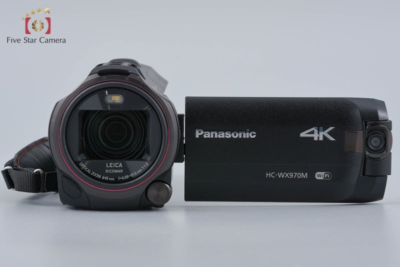 Panasonic HC-WX970M Black 4K Digital Camcorder