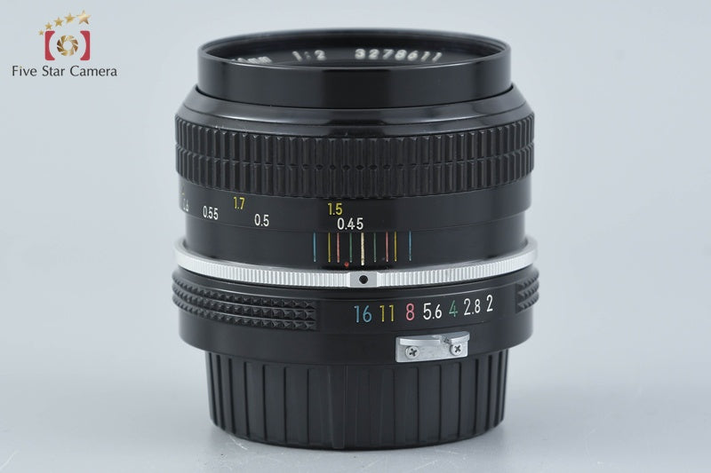Nikon New NIKKOR 50mm f/2 Non Ai Lens