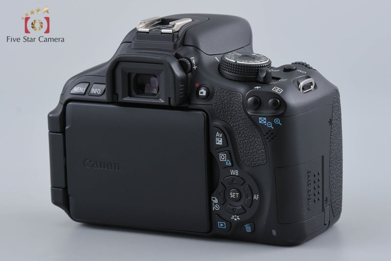 "Count 5,024" Canon EOS Kiss X5 / Rebel T3i / 600D 18.0 MP EF-S 18-55 IS II Lens
