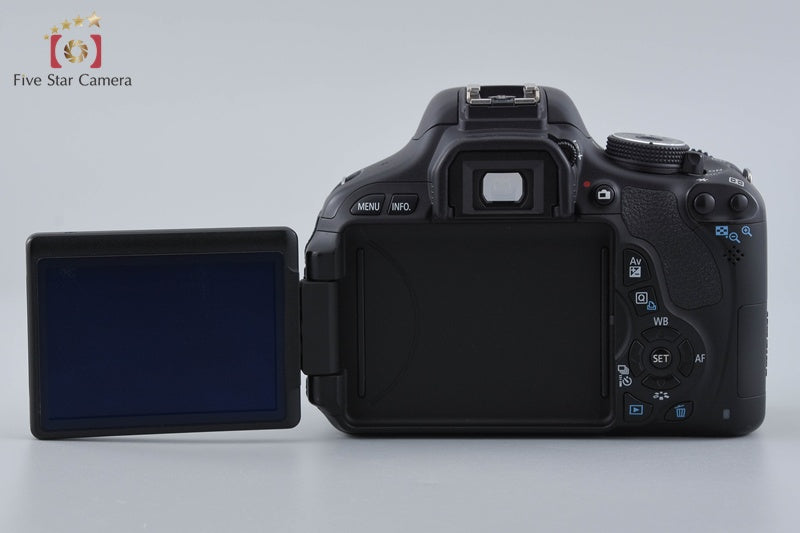 "Count 5,024" Canon EOS Kiss X5 / Rebel T3i / 600D 18.0 MP EF-S 18-55 IS II Lens