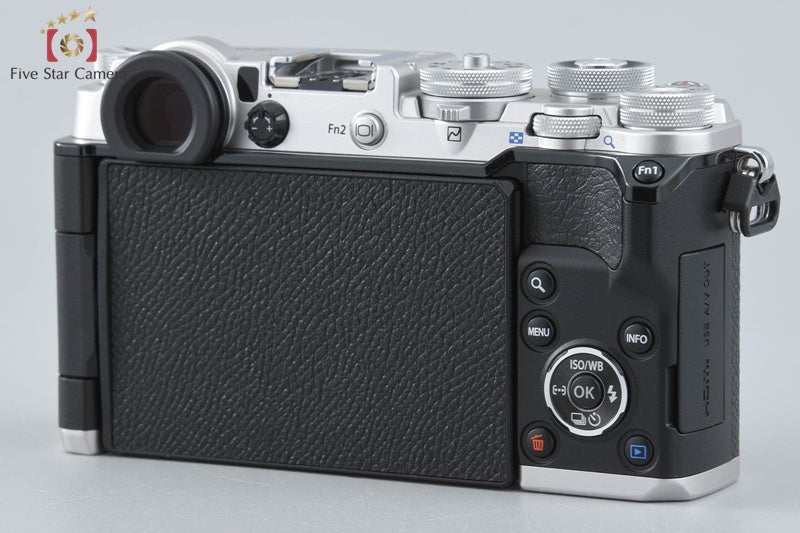 "Count 383" Olympus PEN-F Silver 20.3 MP Digital Mirrorless Camera Body w/ Box