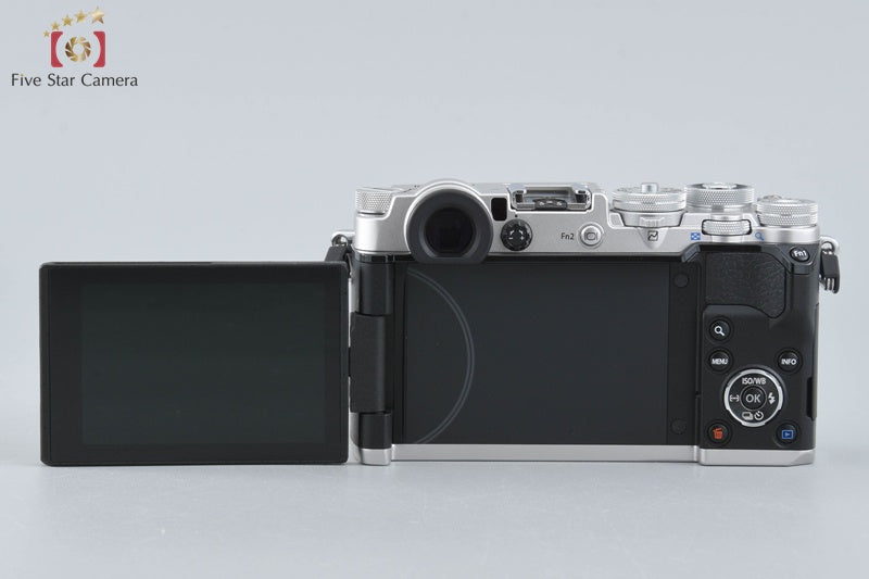 "Count 383" Olympus PEN-F Silver 20.3 MP Digital Mirrorless Camera Body w/ Box