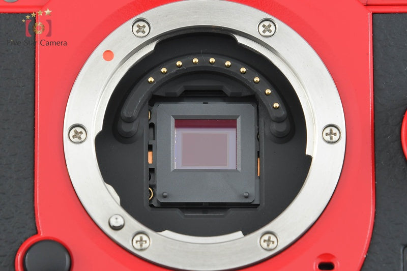 "Shutter count 589" PENTAX Q10 Red 12.4 MP Digital Camera 5-15 15-45 Lenses