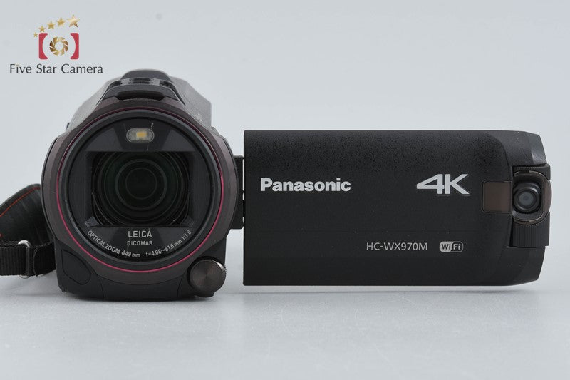 Panasonic HC-WX970M Black 4K Digital Camcorder