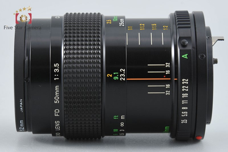 Canon New FD 50mm f/3.5 MACRO