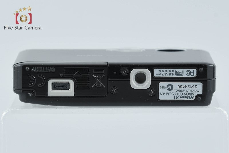 Nikon COOLPIX S1 Dolce Black 5.1 MP Digital Camera