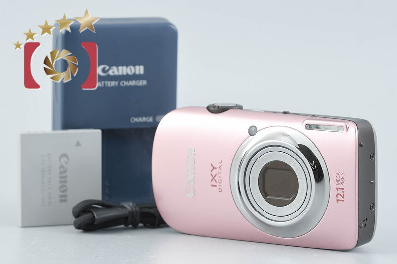 Canon IXY Digital 510 IS Pink 12.1 MP Digital Camera