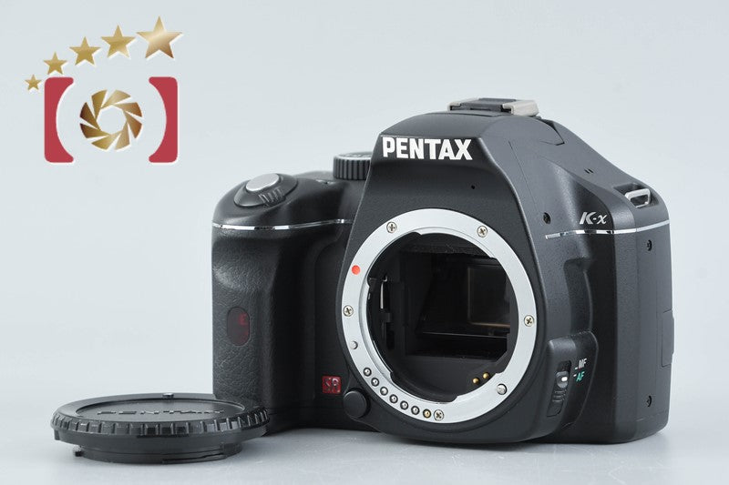"Shutter count 2,758" Pentax K-x Black 12.4 MP DSLR Camera Body