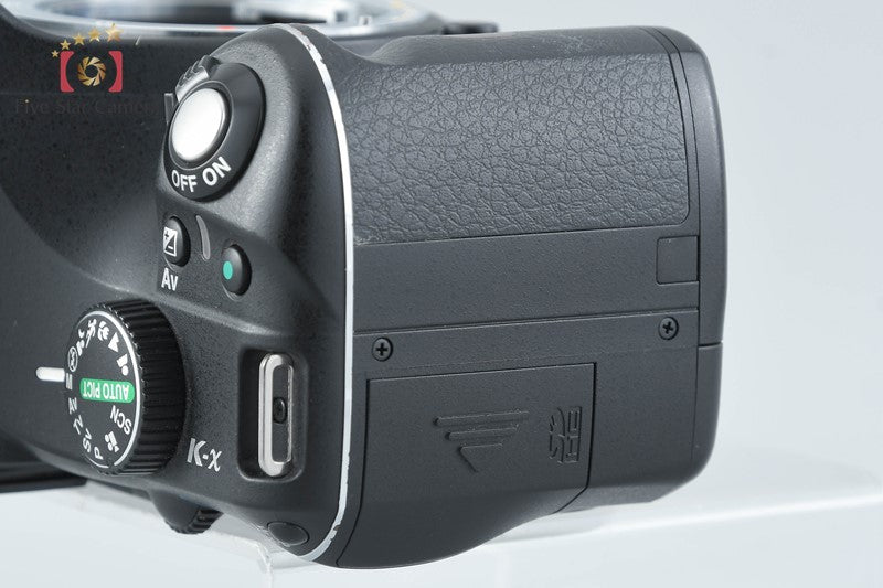 "Shutter count 2,758" Pentax K-x Black 12.4 MP DSLR Camera Body
