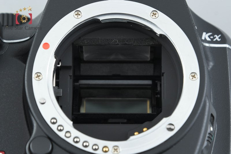 "Shutter count 2,758" Pentax K-x Black 12.4 MP DSLR Camera Body