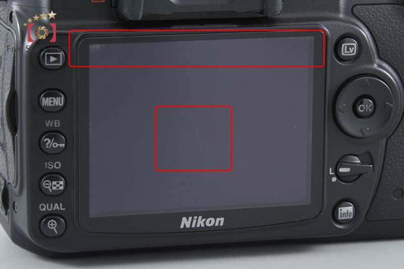 Nikon D90 12.3 MP DSLR Camera AF-S DX 18-55 G VR Lens