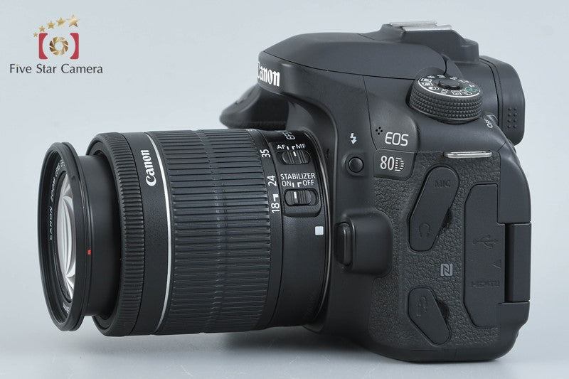 Canon EOS 80D 24.2 MP Digital SLR Camera EF-S 18-55 IS STM Lens