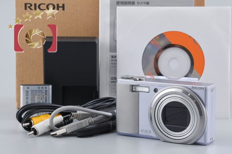 "Shutter count 4,403" Ricoh CX3 Sumire 10.0 MP Digital Camera w/ Box