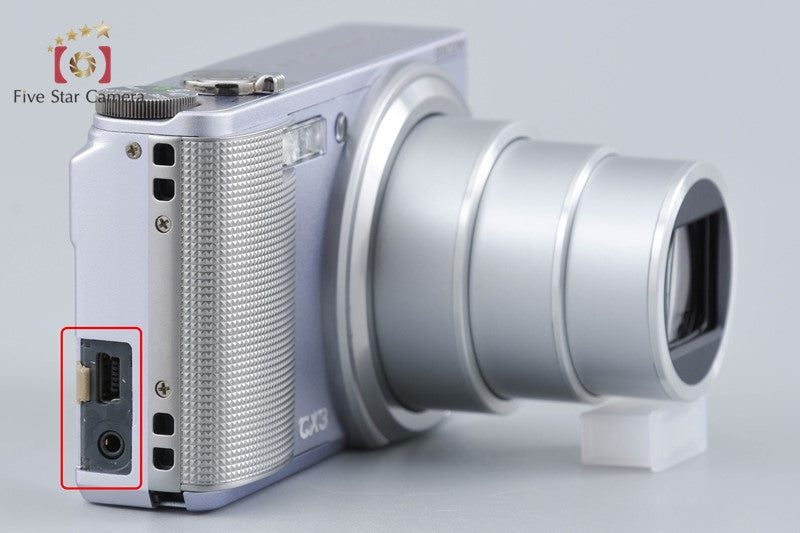 "Shutter count 4,403" Ricoh CX3 Sumire 10.0 MP Digital Camera w/ Box