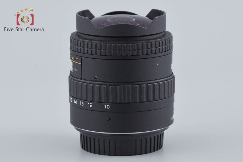 Tokina AT-X 107 DX 10-17mm f/3.5-4.5 Fisheye for Canon
